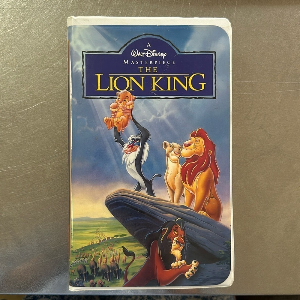 RARE LION KING VHS COLLECTIBLE SERIAL NUMBERS MATCH PROOF OF PURCHASE